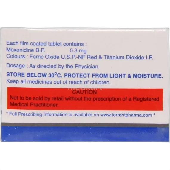 moxcent 0.3mg tablet 10's